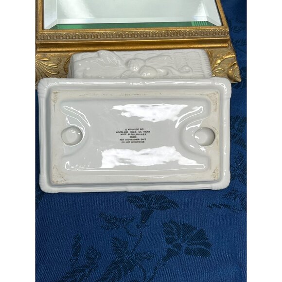 Applause Ceramic 1/4 Lb Covered Butter Dish With Lid - Picture 10 of 13